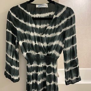 Big Water Blue Sky Blue and White Striped Dress